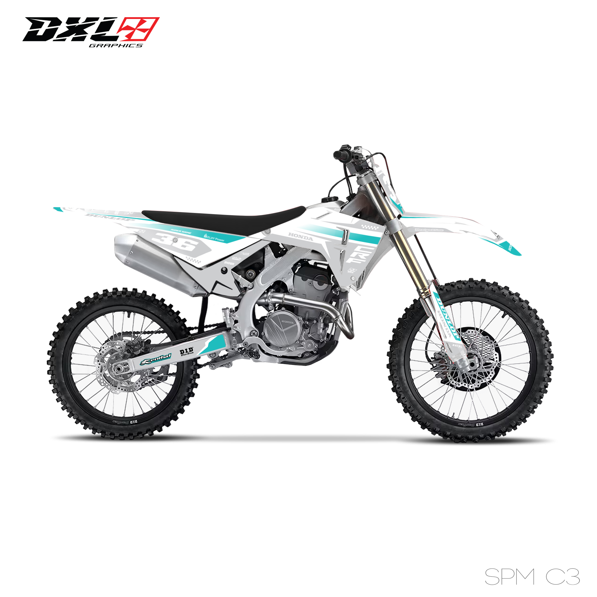 HONDA CRF 250-CRF 450 FULL GRAPHICS KIT