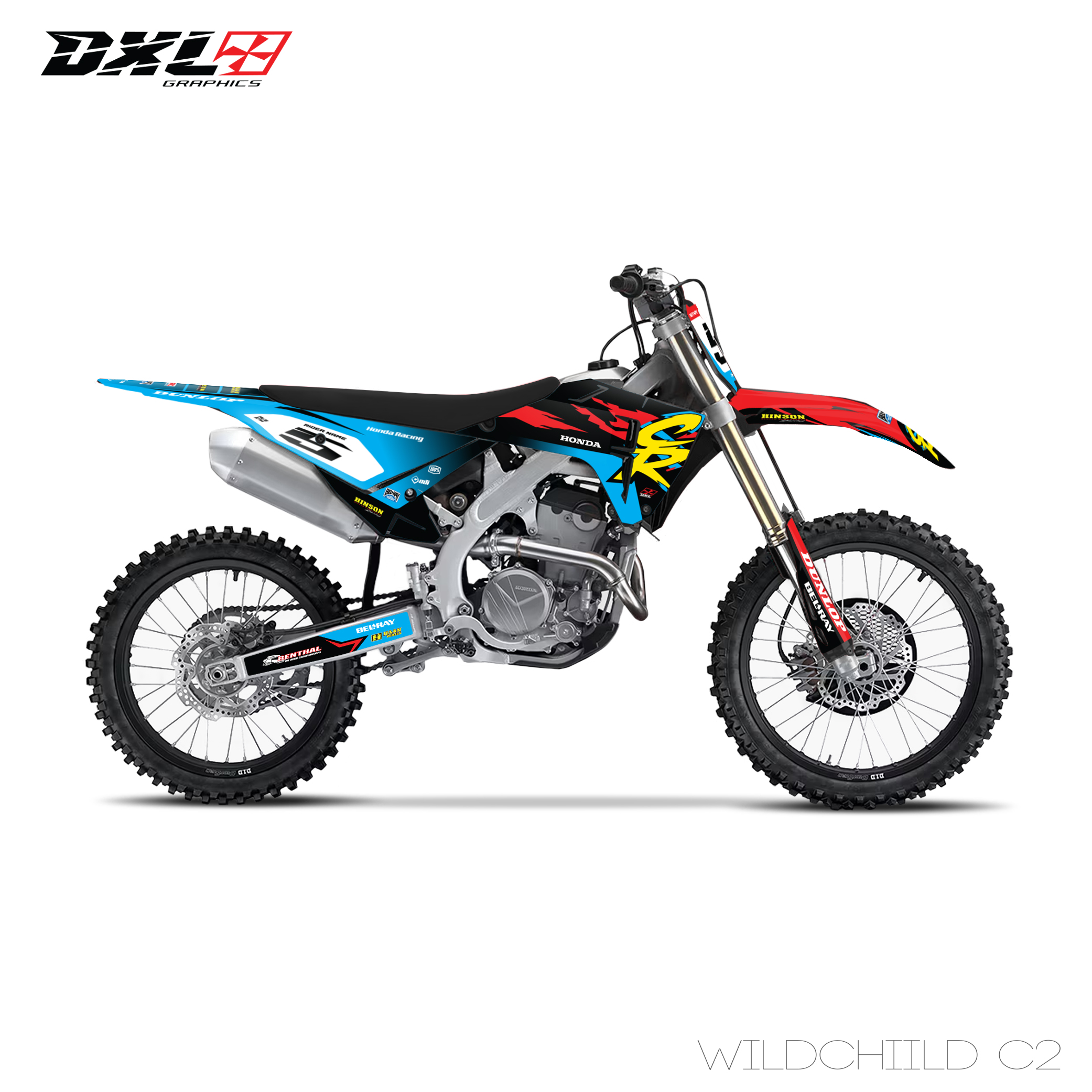 HONDA CRF 250-CRF 450 FULL GRAPHICS KIT