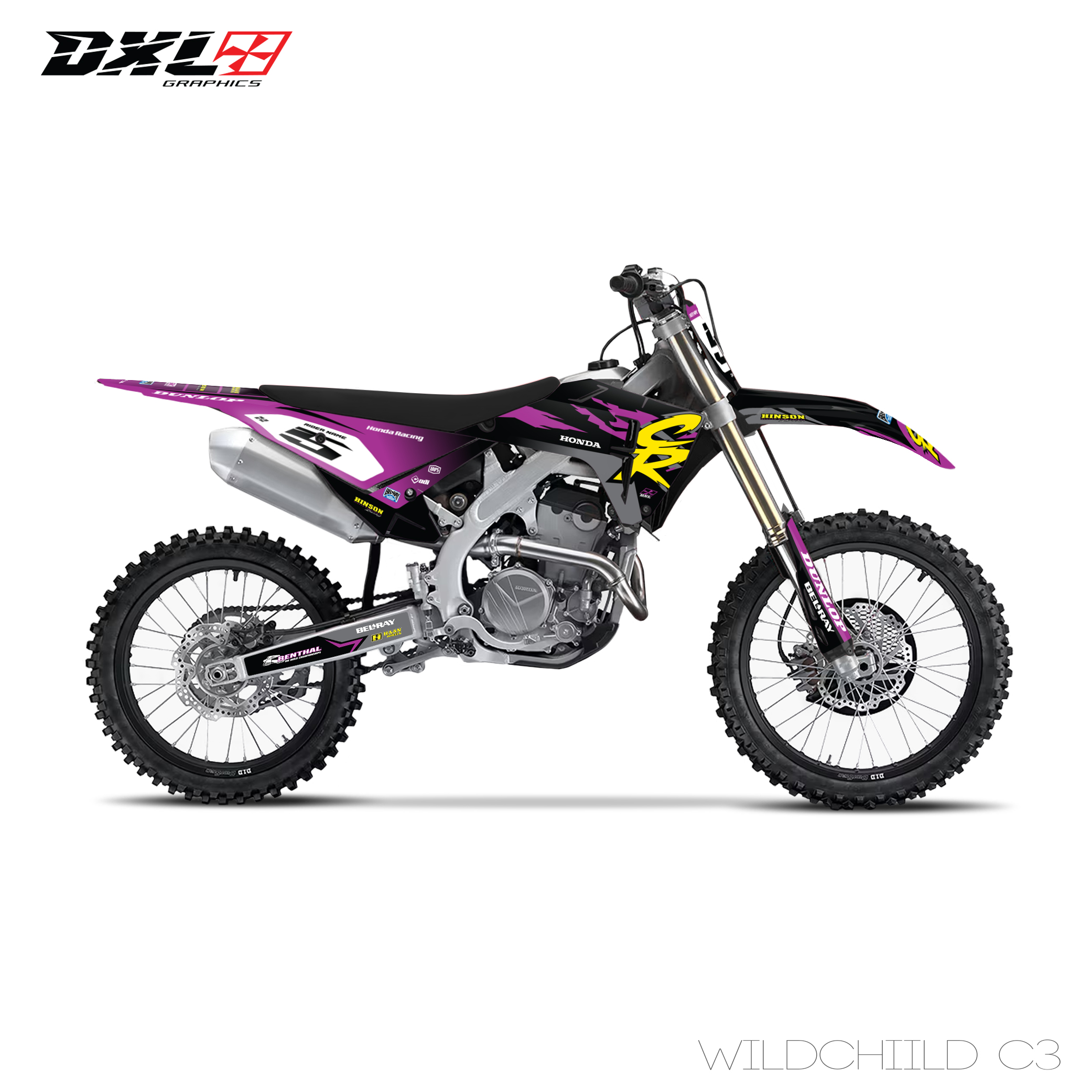 HONDA CRF 250-CRF 450 FULL GRAPHICS KIT