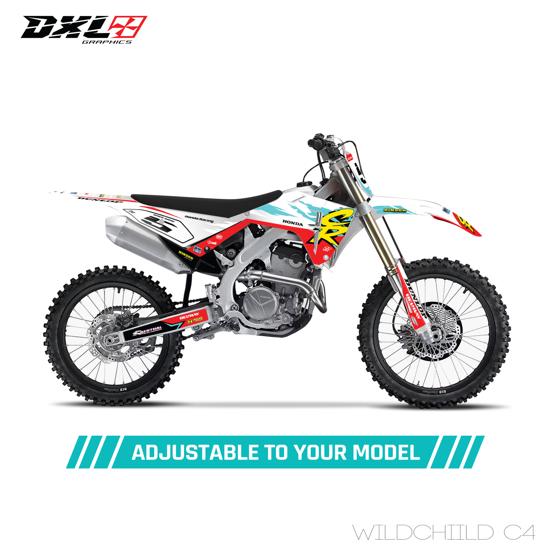 HONDA CRF 250-CRF 450 FULL GRAPHICS KIT