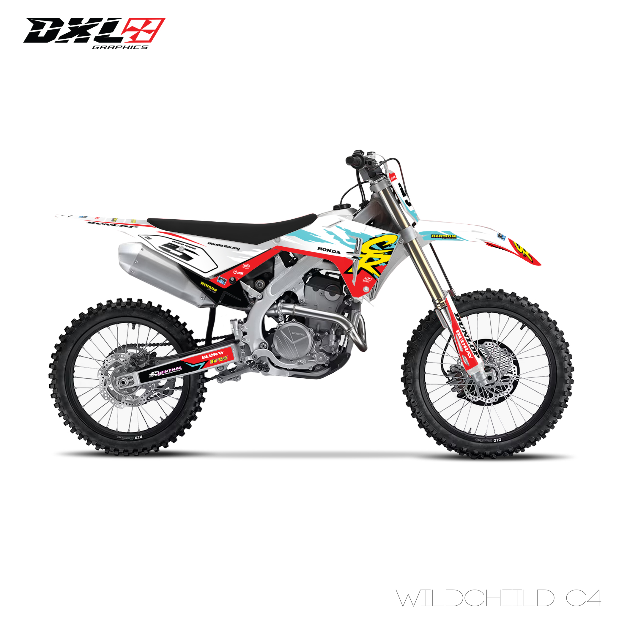 HONDA CRF 250-CRF 450 FULL GRAPHICS KIT