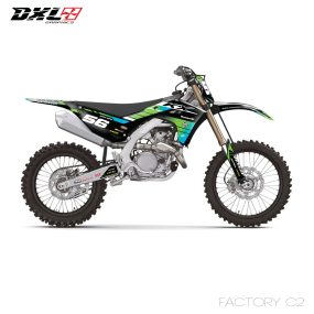 KAWASAKI KXF 250-KXF 450 FULL GRAPHICS KIT