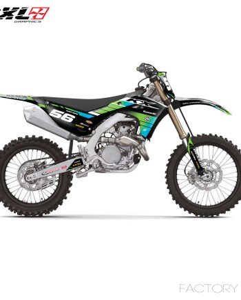 KAWASAKI KXF 250-KXF 450 FULL GRAPHICS KIT