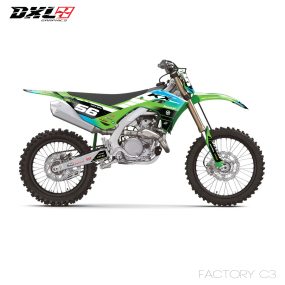KAWASAKI KXF 250-KXF 450 FULL GRAPHICS KIT