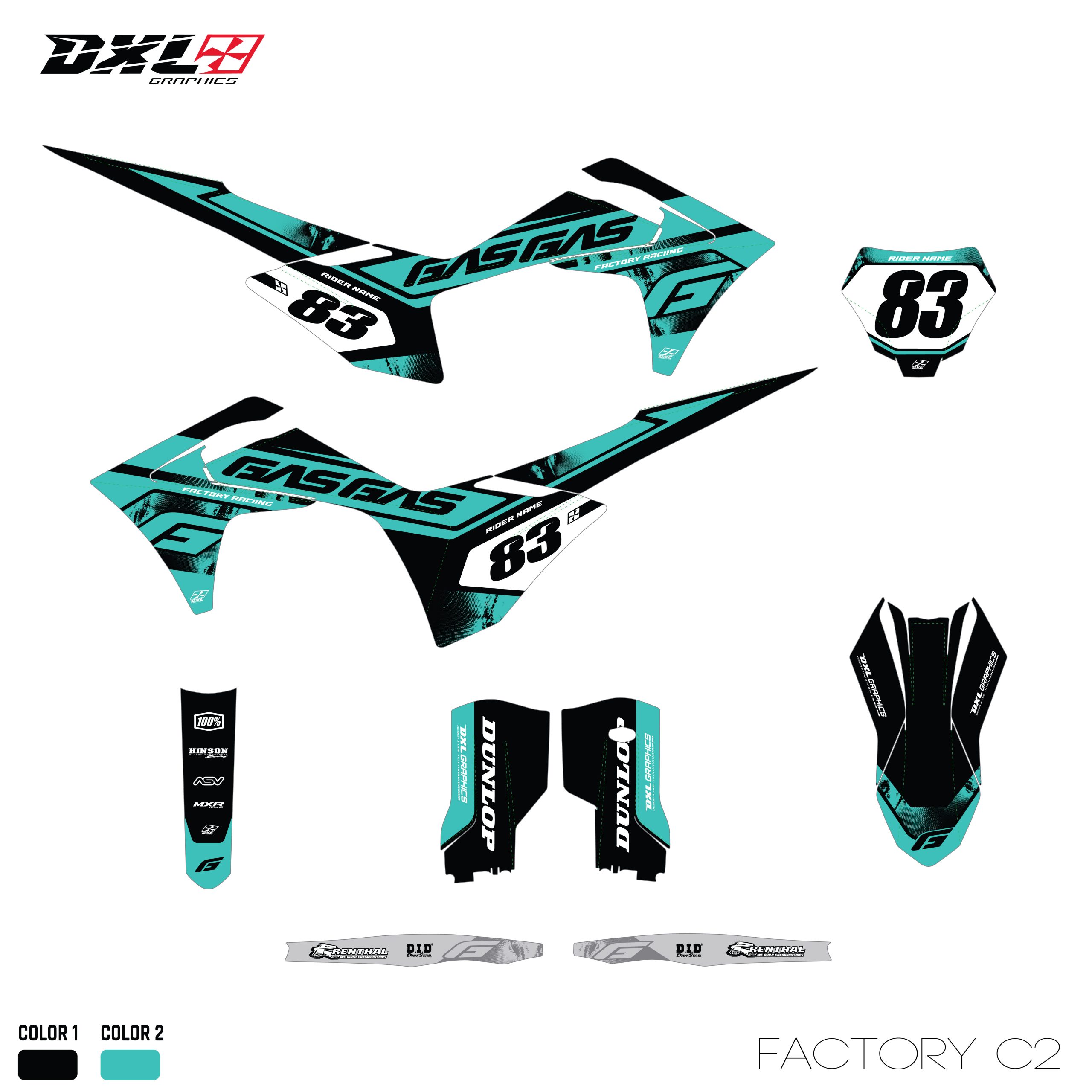 GAS GAS MC FULL GRAPHICS KIT