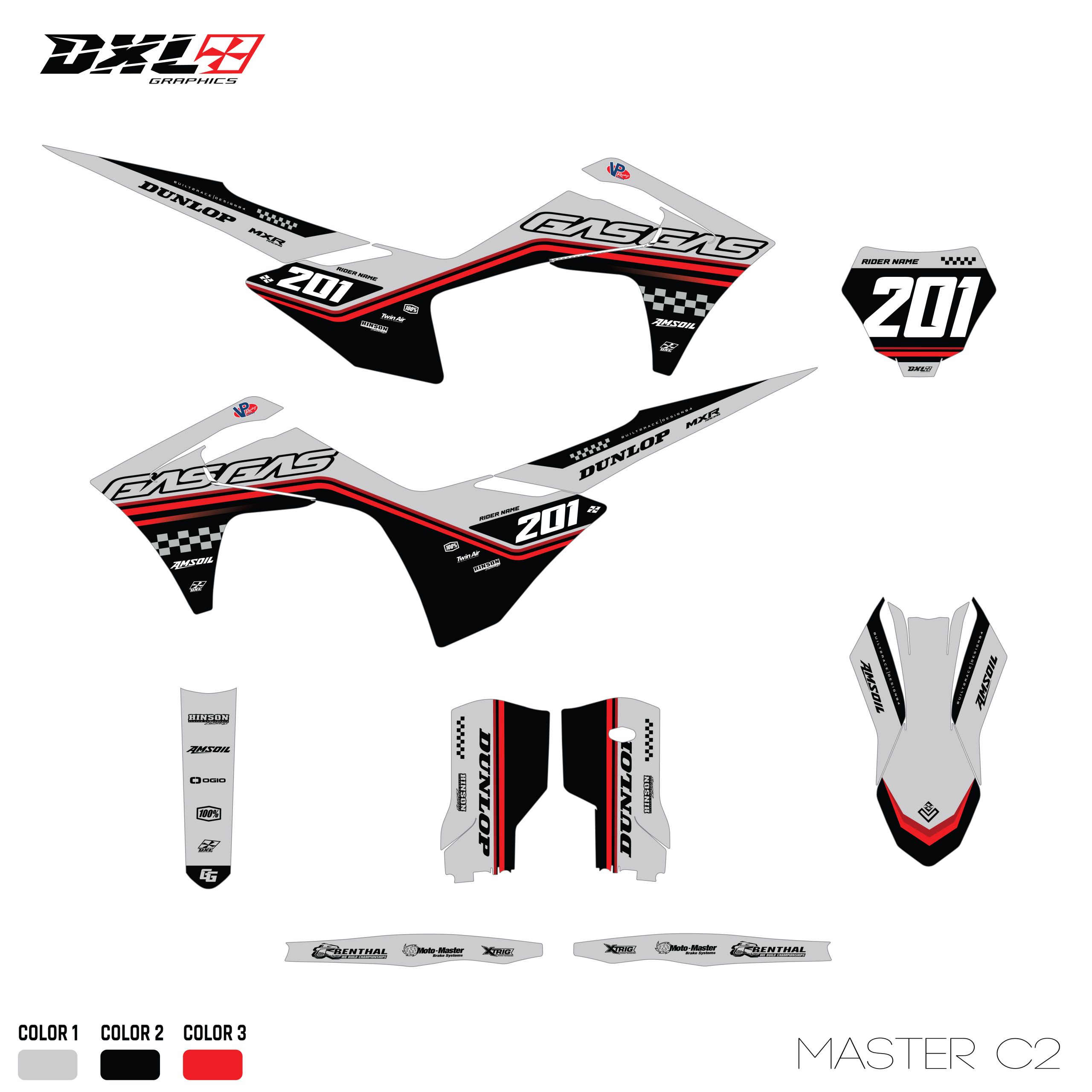 GAS GAS MC FULL GRAPHICS KIT