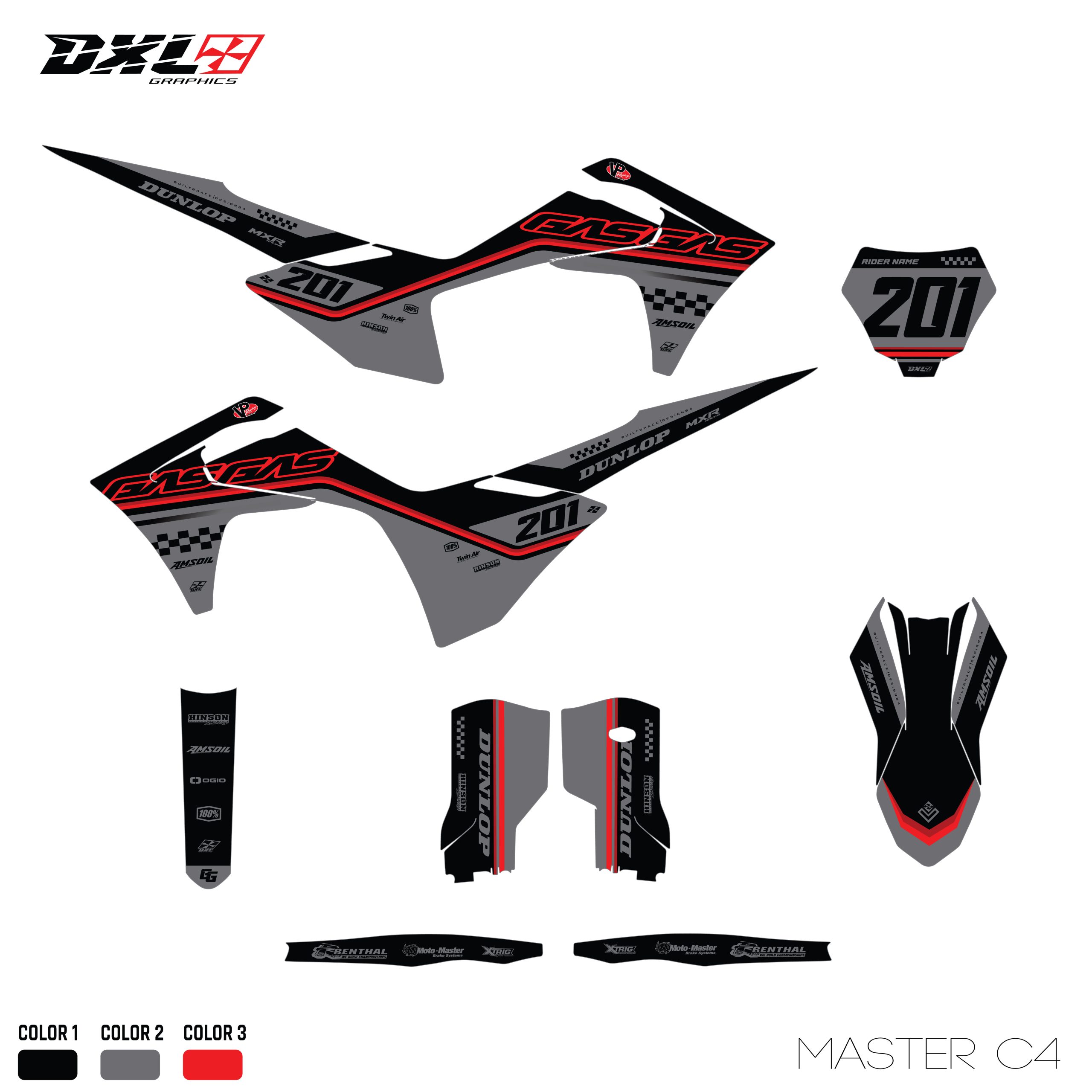 GAS GAS MC FULL GRAPHICS KIT