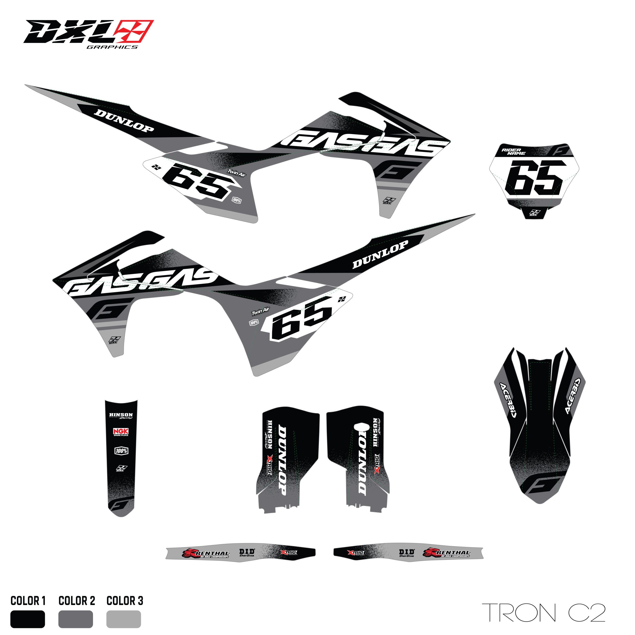 GAS GAS MC FULL GRAPHICS KIT