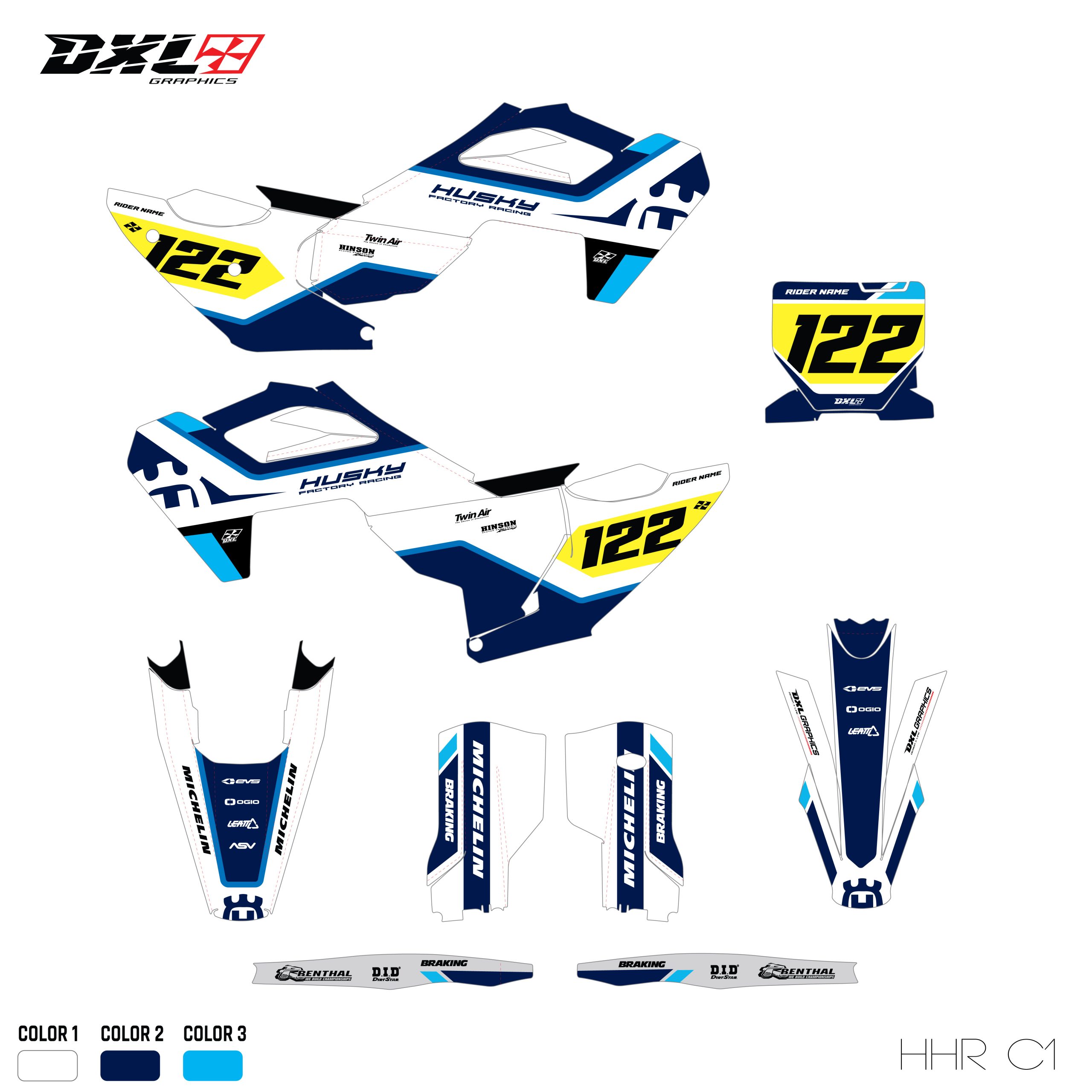 HUSQVARNA TC-FC FULL GRAPHICS KIT
