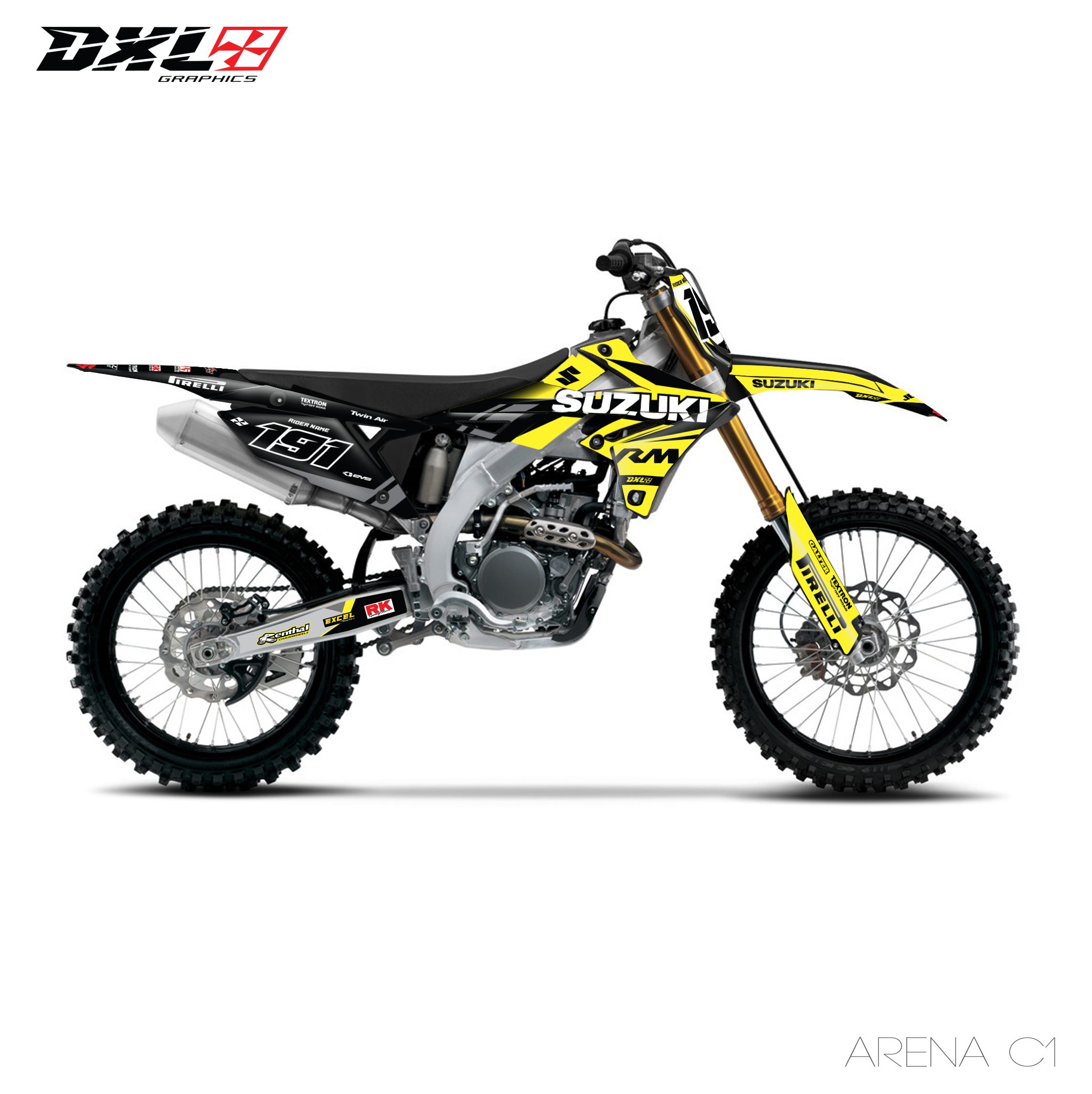 SUZUKI RMZ 250-450 FULL GRAPHICS KIT