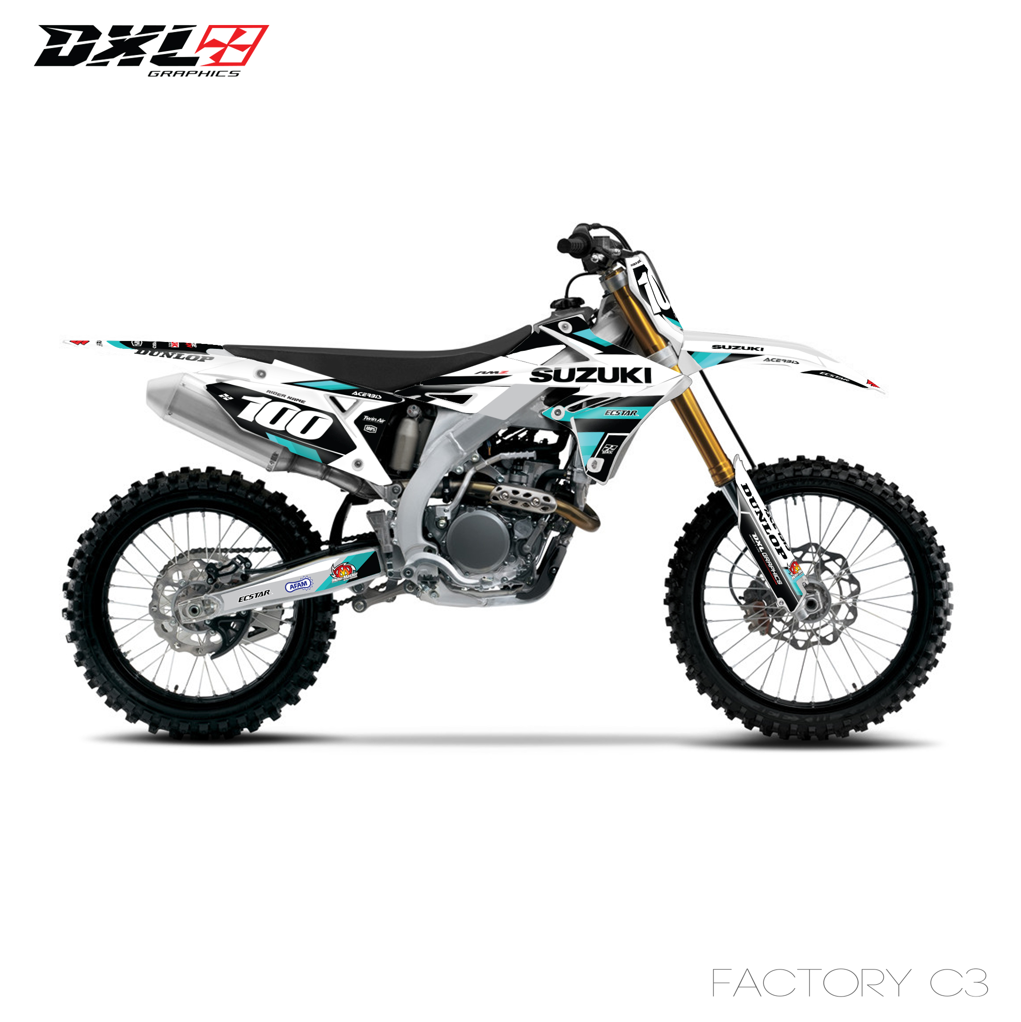 SUZUKI RMZ 250-450 FULL GRAPHICS KIT