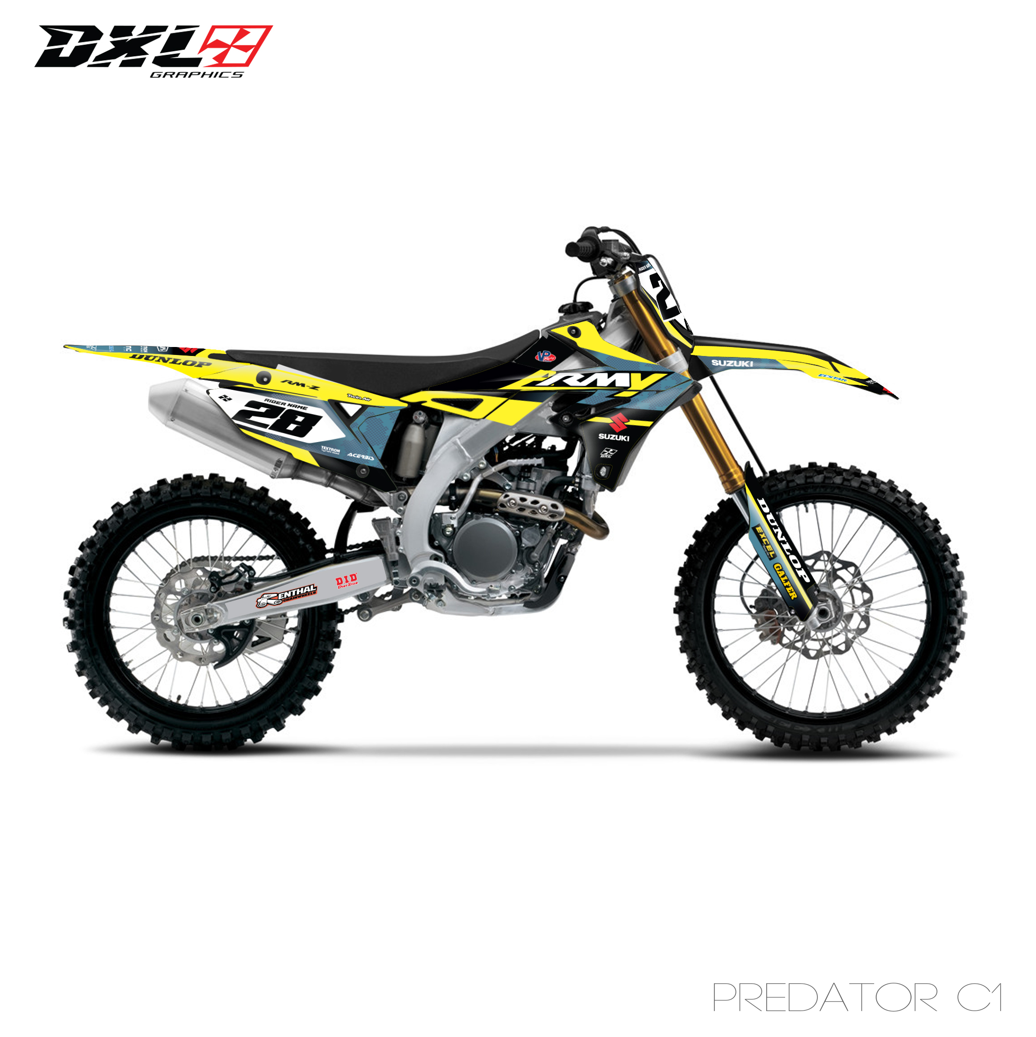 SUZUKI RMZ 250-450 FULL GRAPHICS KIT