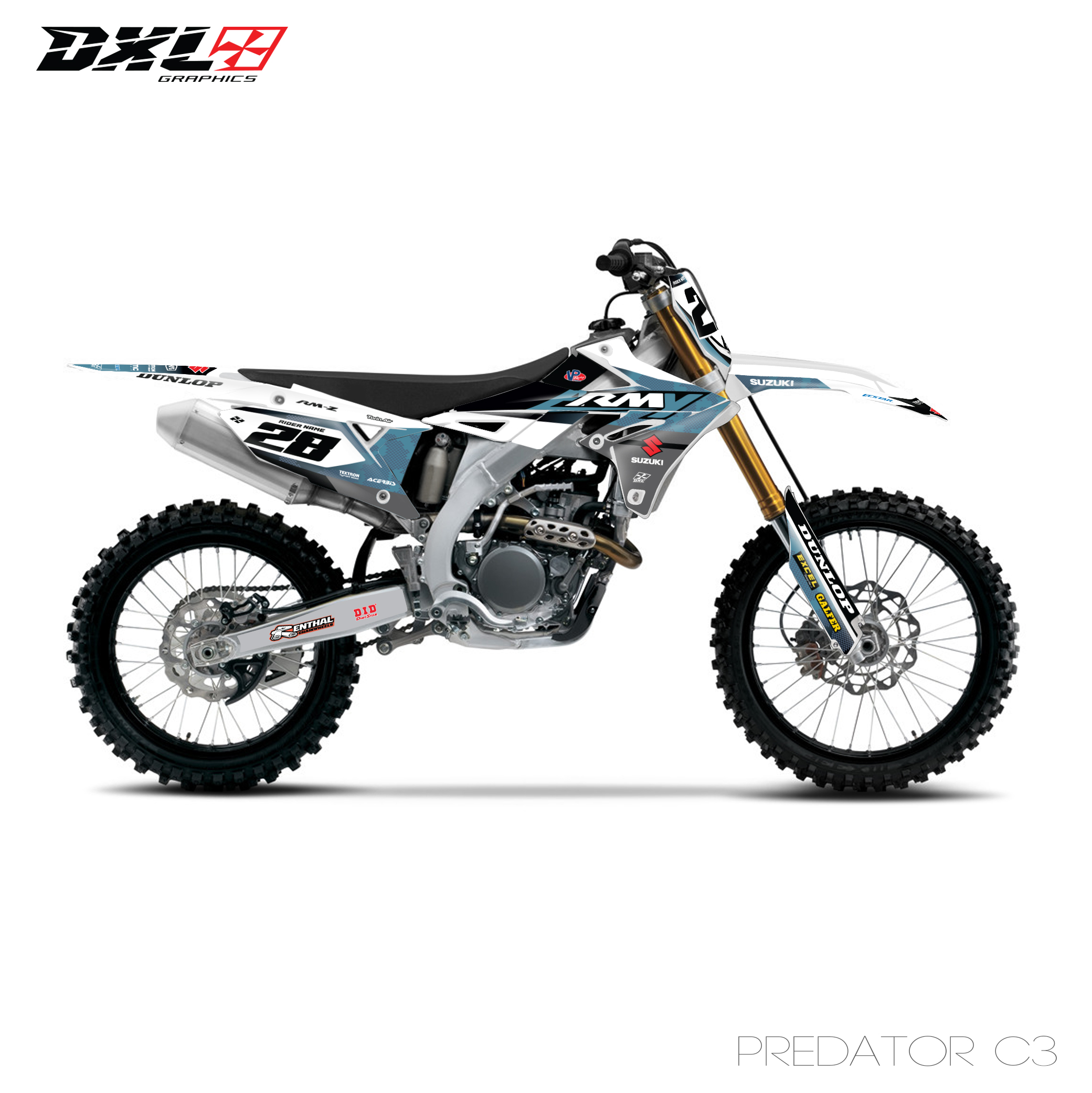 SUZUKI RMZ 250-450 FULL GRAPHICS KIT