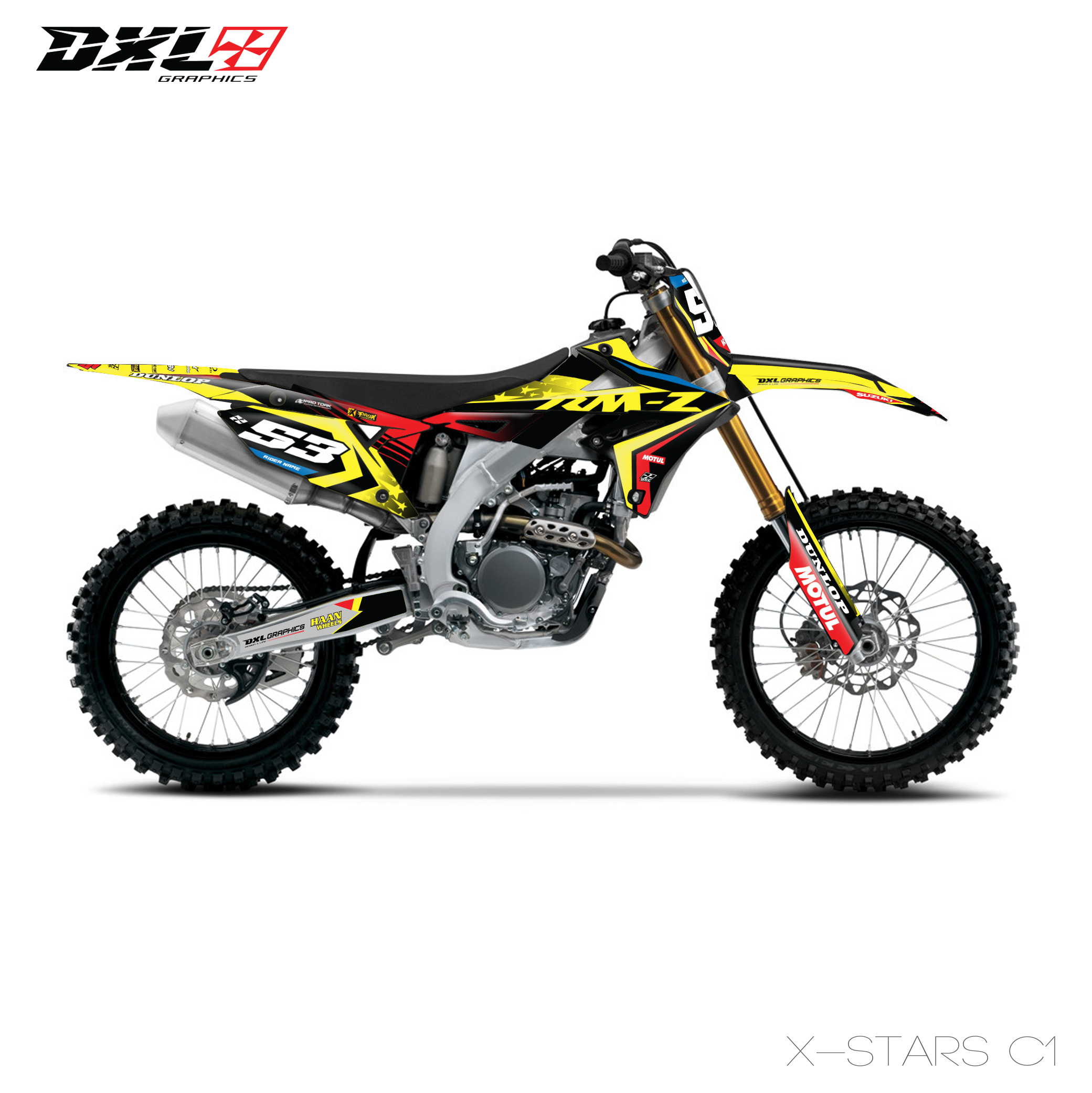 SUZUKI RMZ 250-450 FULL GRAPHICS KIT