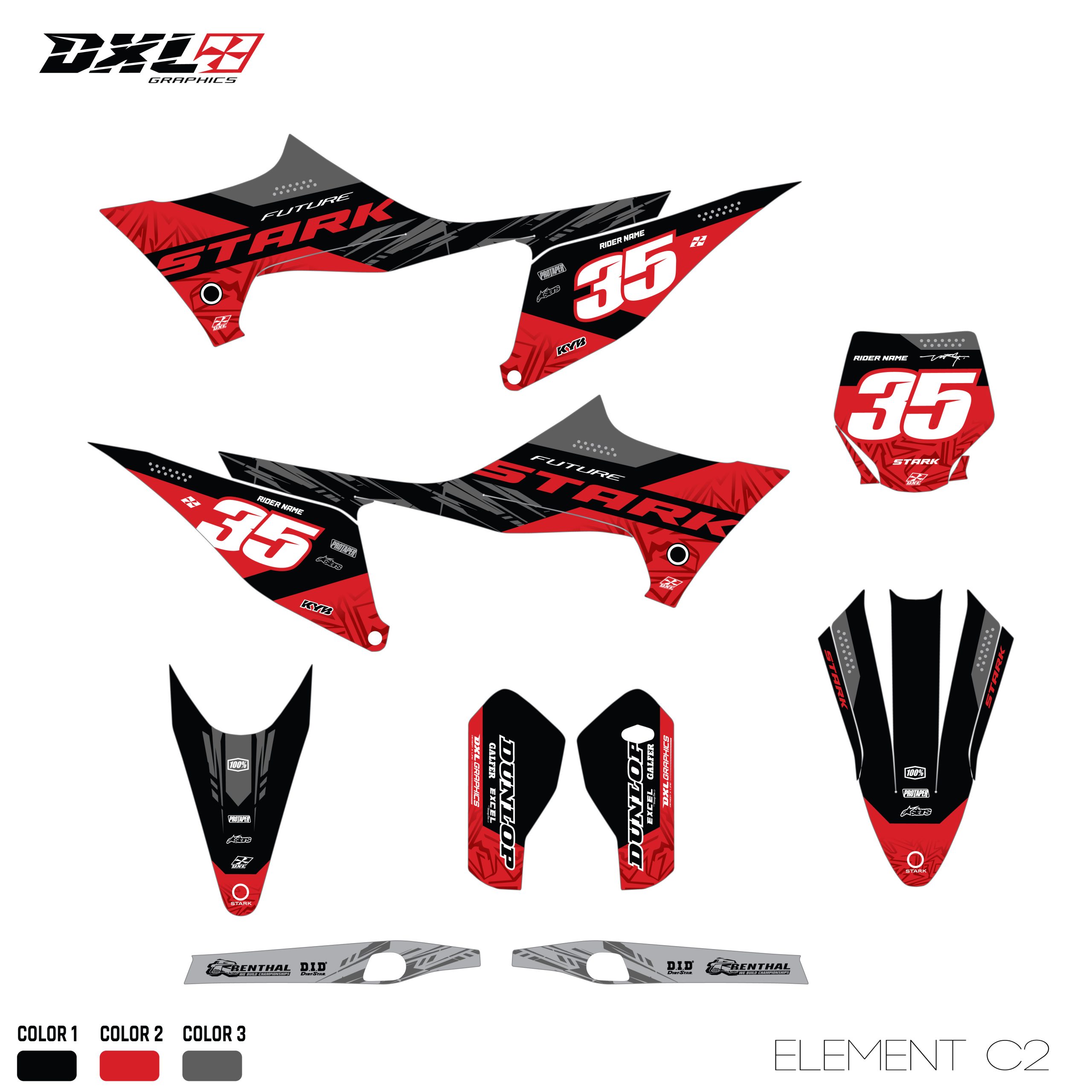 STARK VARG FULL GRAPHICS KIT