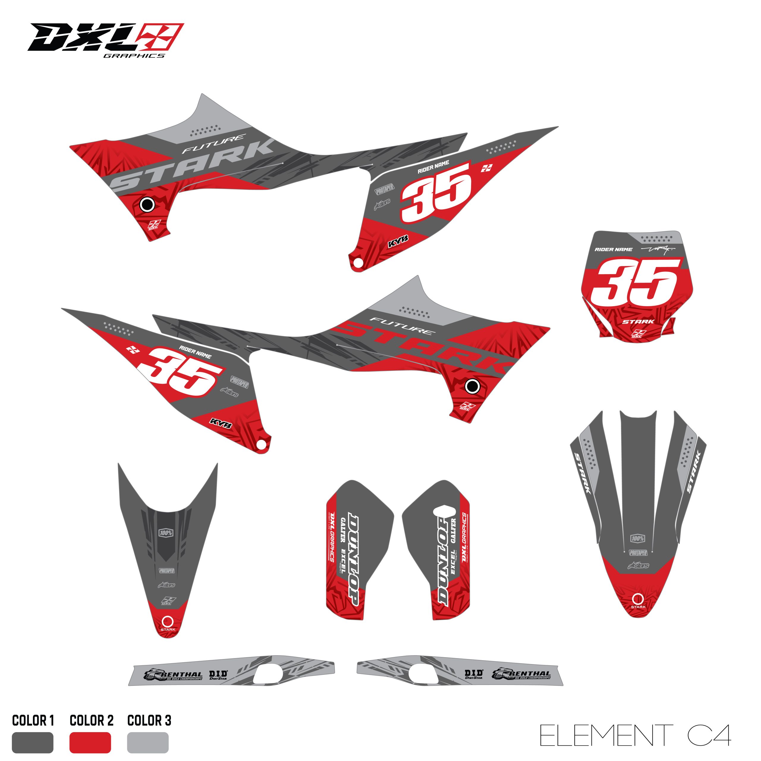 STARK VARG FULL GRAPHICS KIT