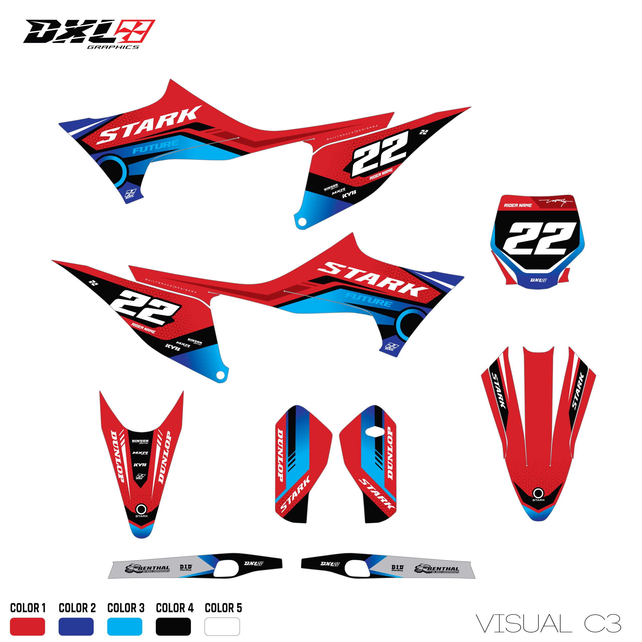 STARK VARG FULL GRAPHICS KIT