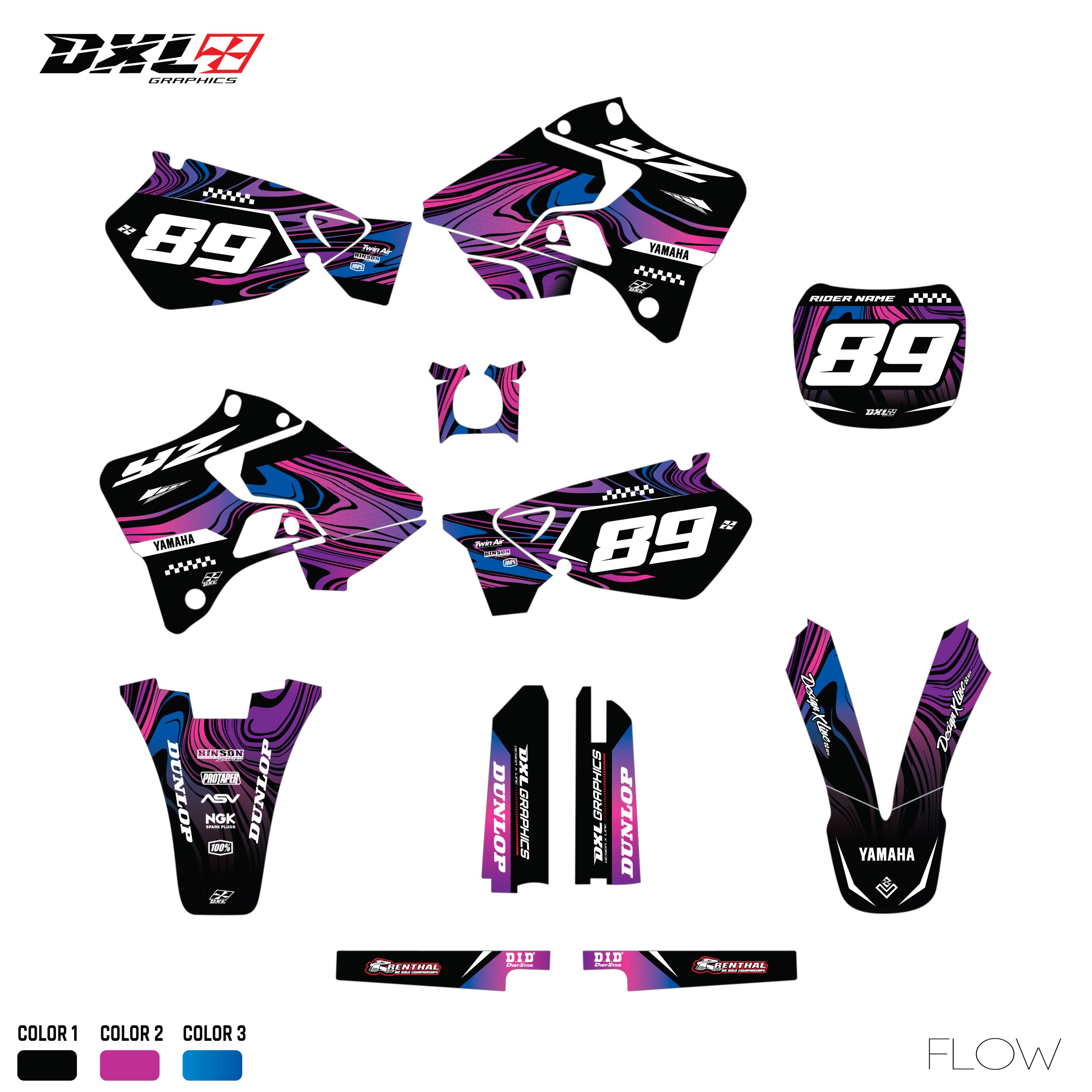YZ 125-250 FULL GRAPHICS KIT