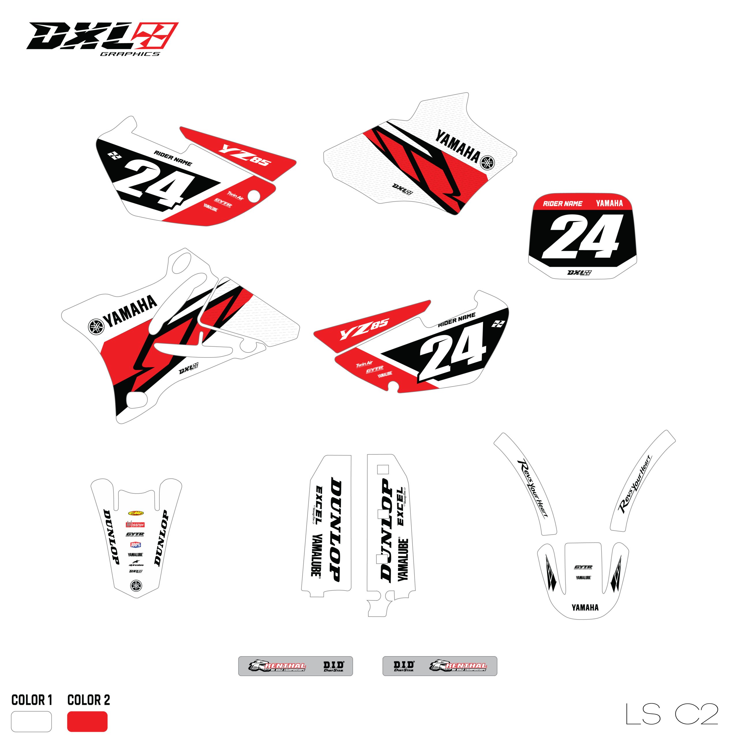 YZ 85 FULL GRAPHICS KIT