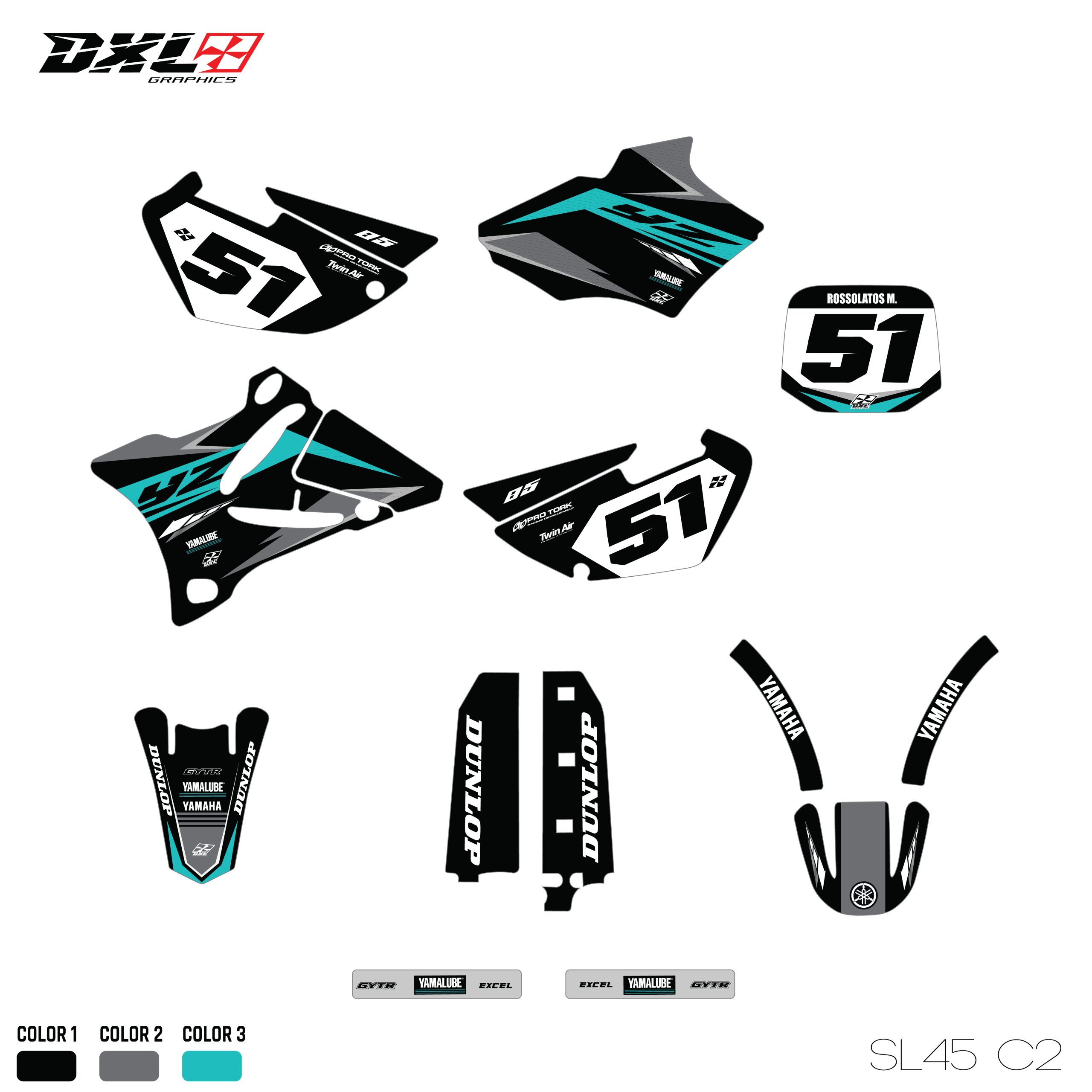 YZ 85 FULL GRAPHICS KIT