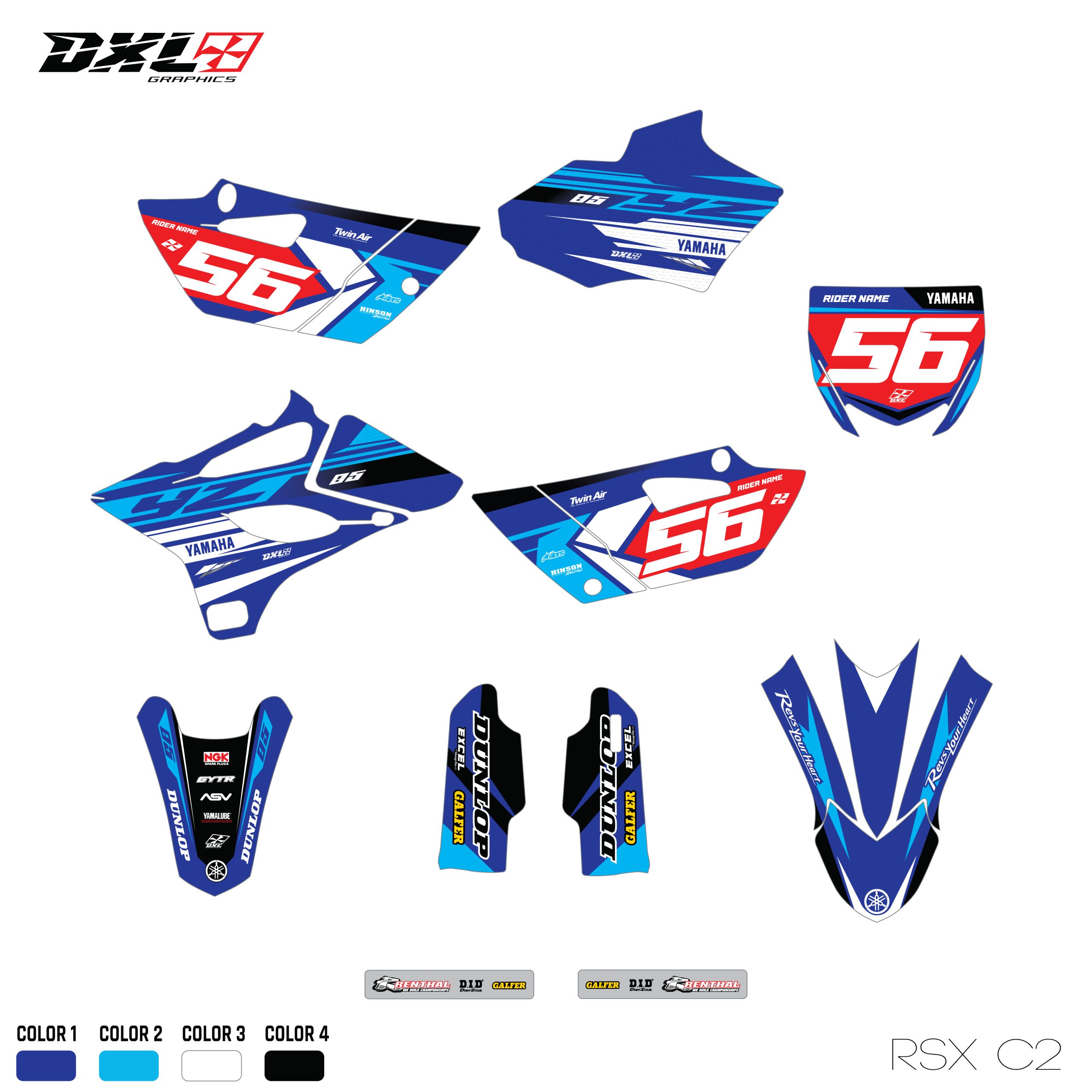 YZ 85 FULL GRAPHICS KIT