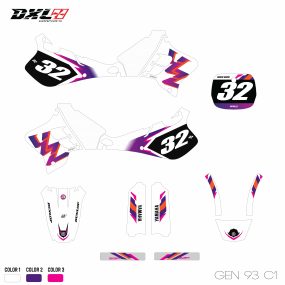 YZ 125-250 FULL GRAPHICS KIT