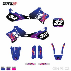 YZ 125-250 FULL GRAPHICS KIT