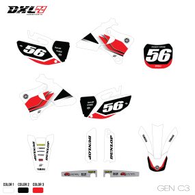 YZF 250-400-426 FULL GRAPHICS KIT
