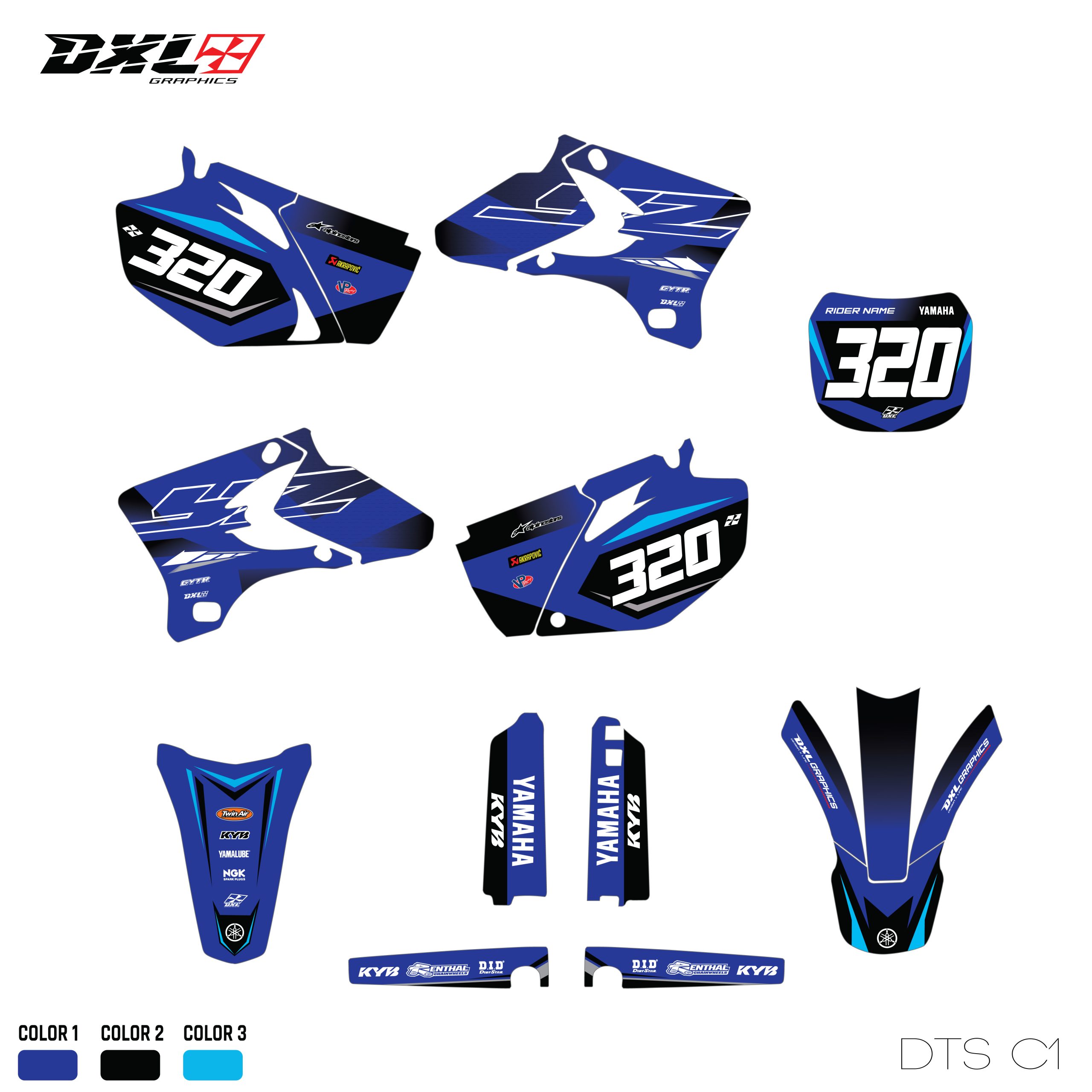 YZF 250-450 FULL GRAPHICS KIT