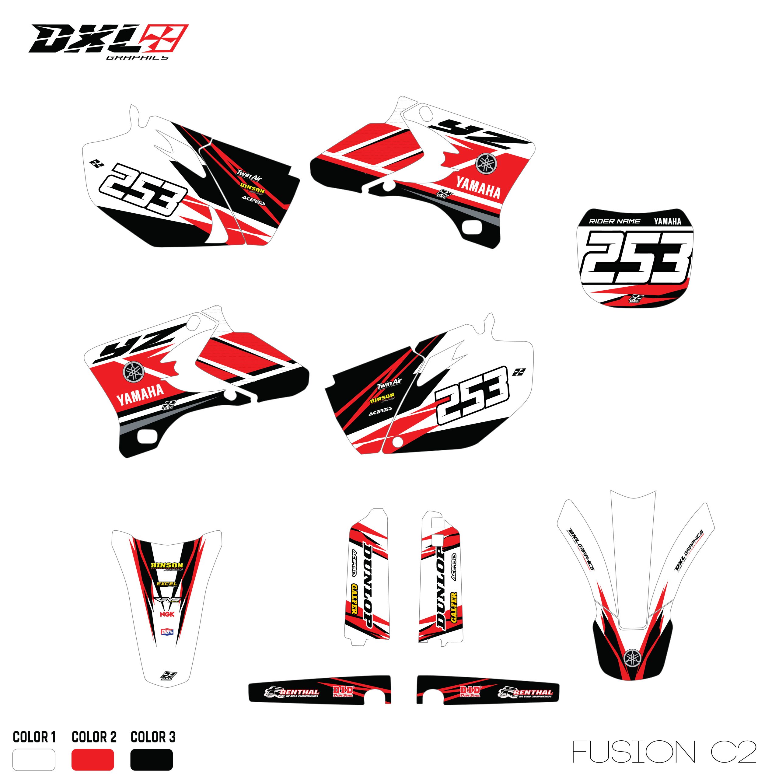YZF 250-450 FULL GRAPHICS KIT