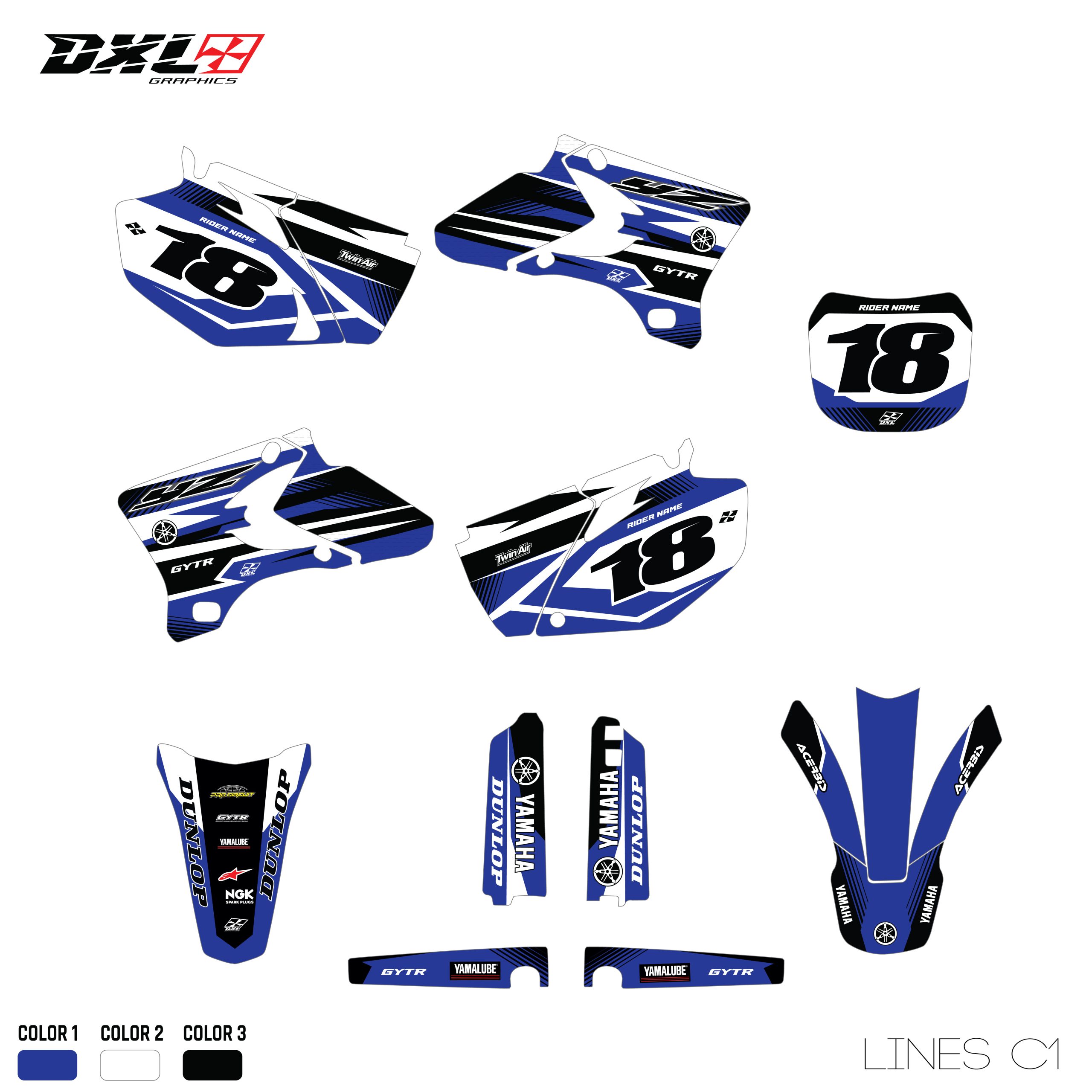 YZF 250-450 FULL GRAPHICS KIT