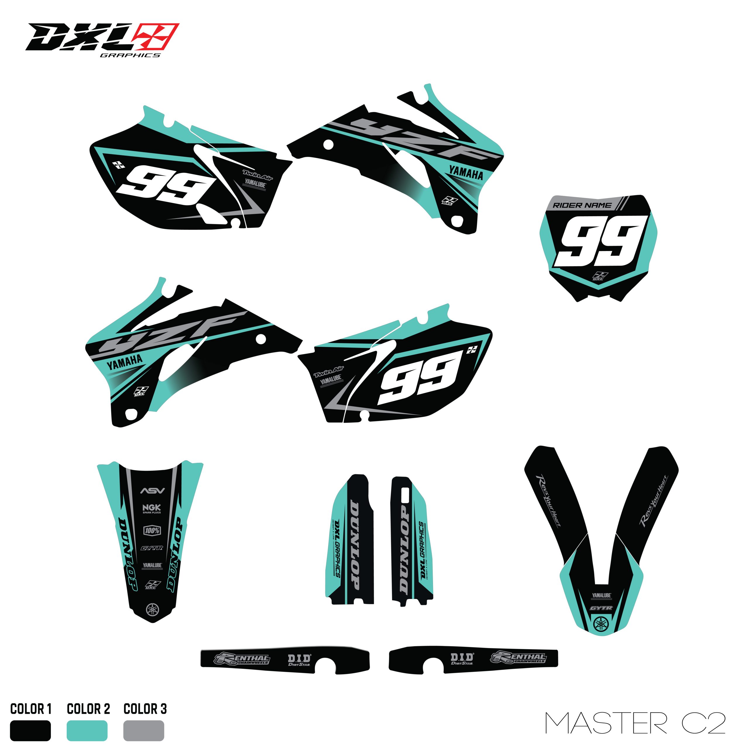 YZF 250-450 FULL GRAPHICS KIT