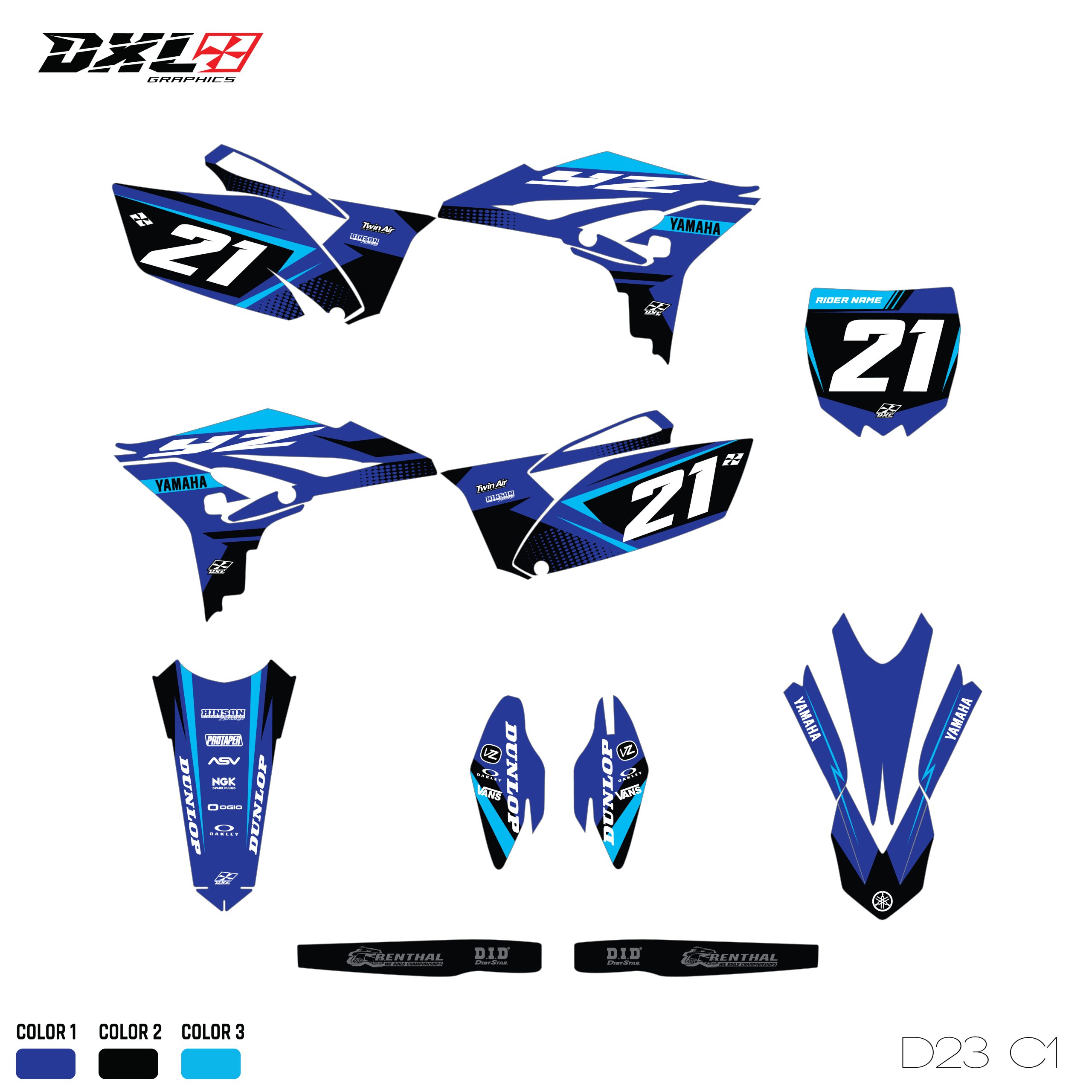 YZF 250-450 FULL GRAPHICS KIT