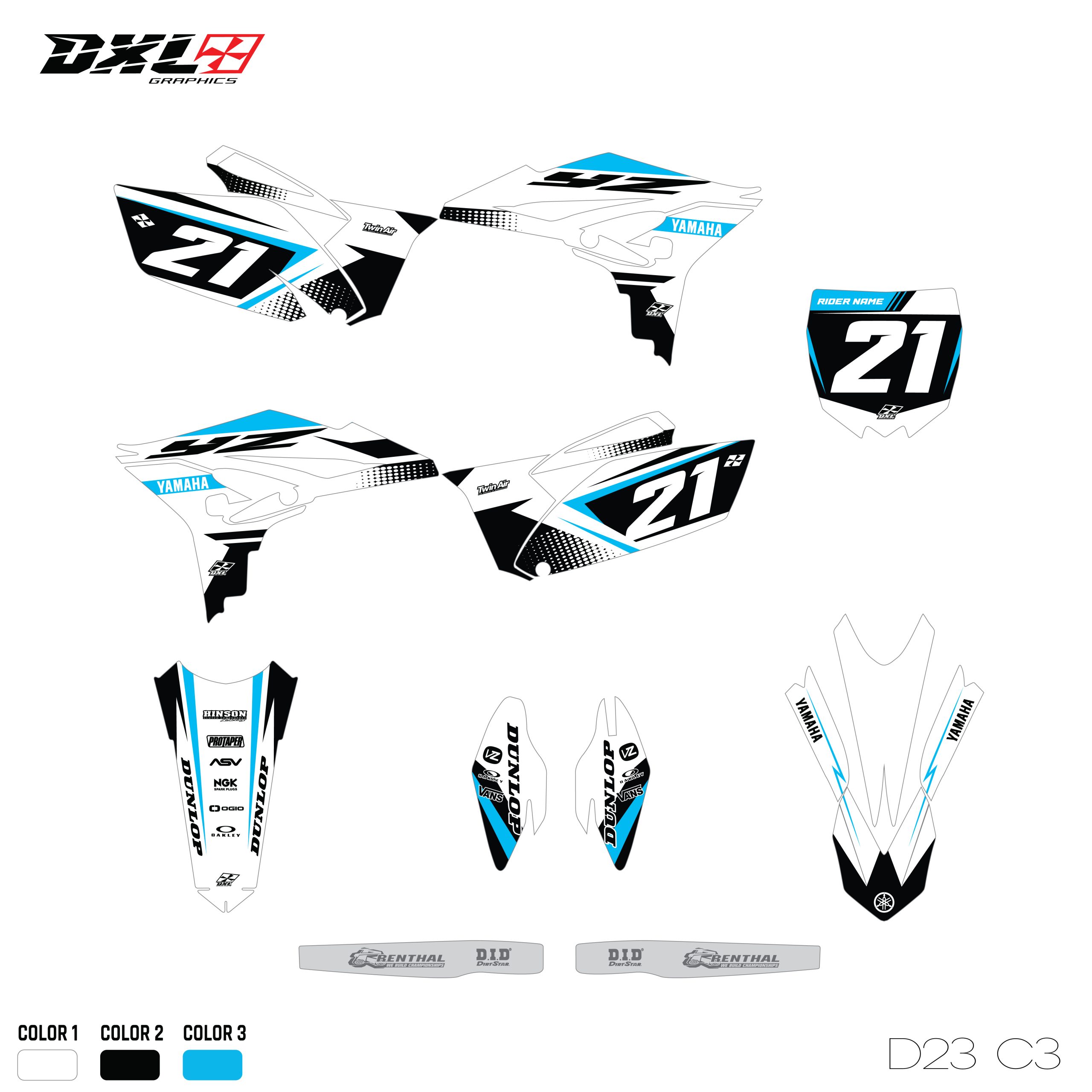 YZF 250-450 FULL GRAPHICS KIT