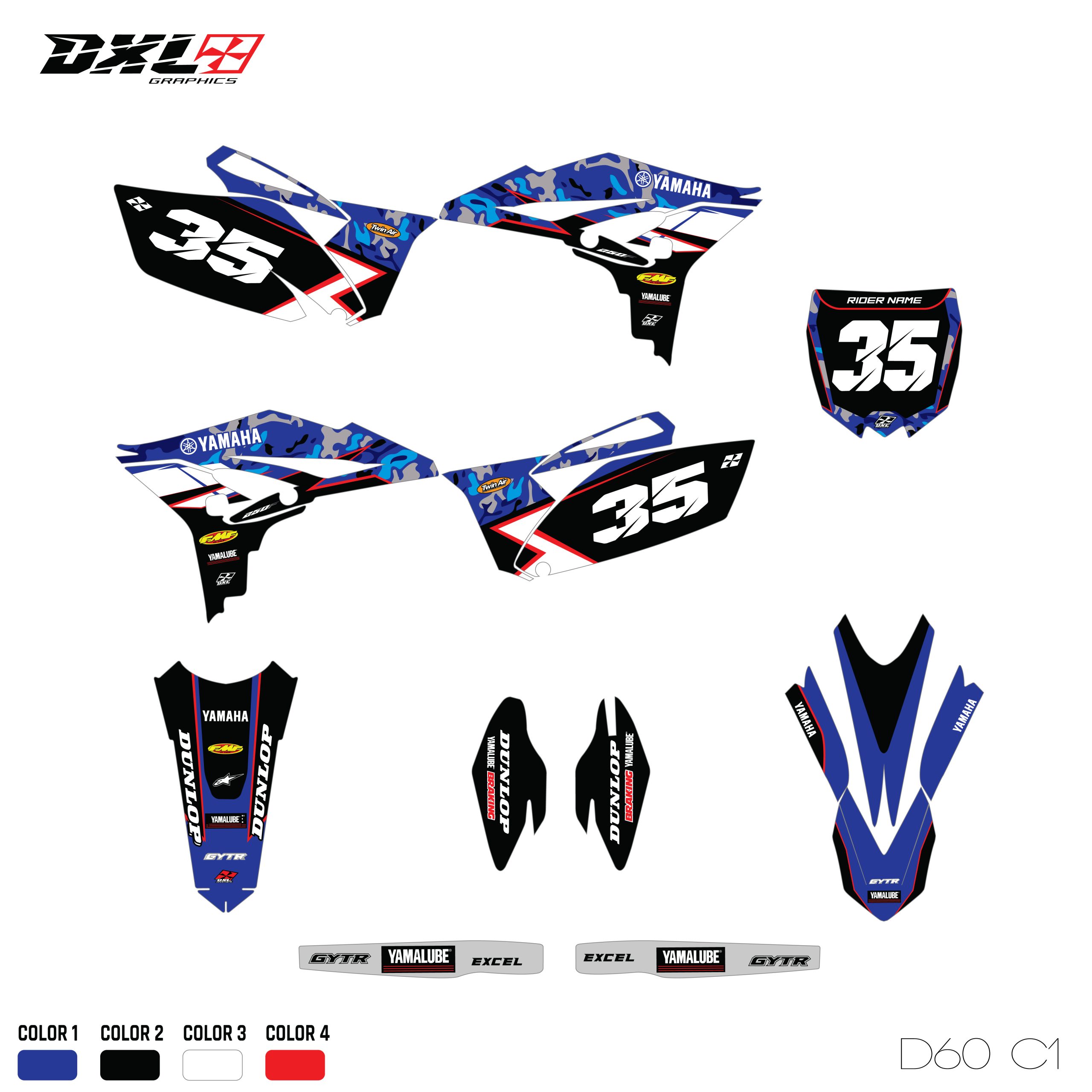 YZF 250-450 FULL GRAPHICS KIT