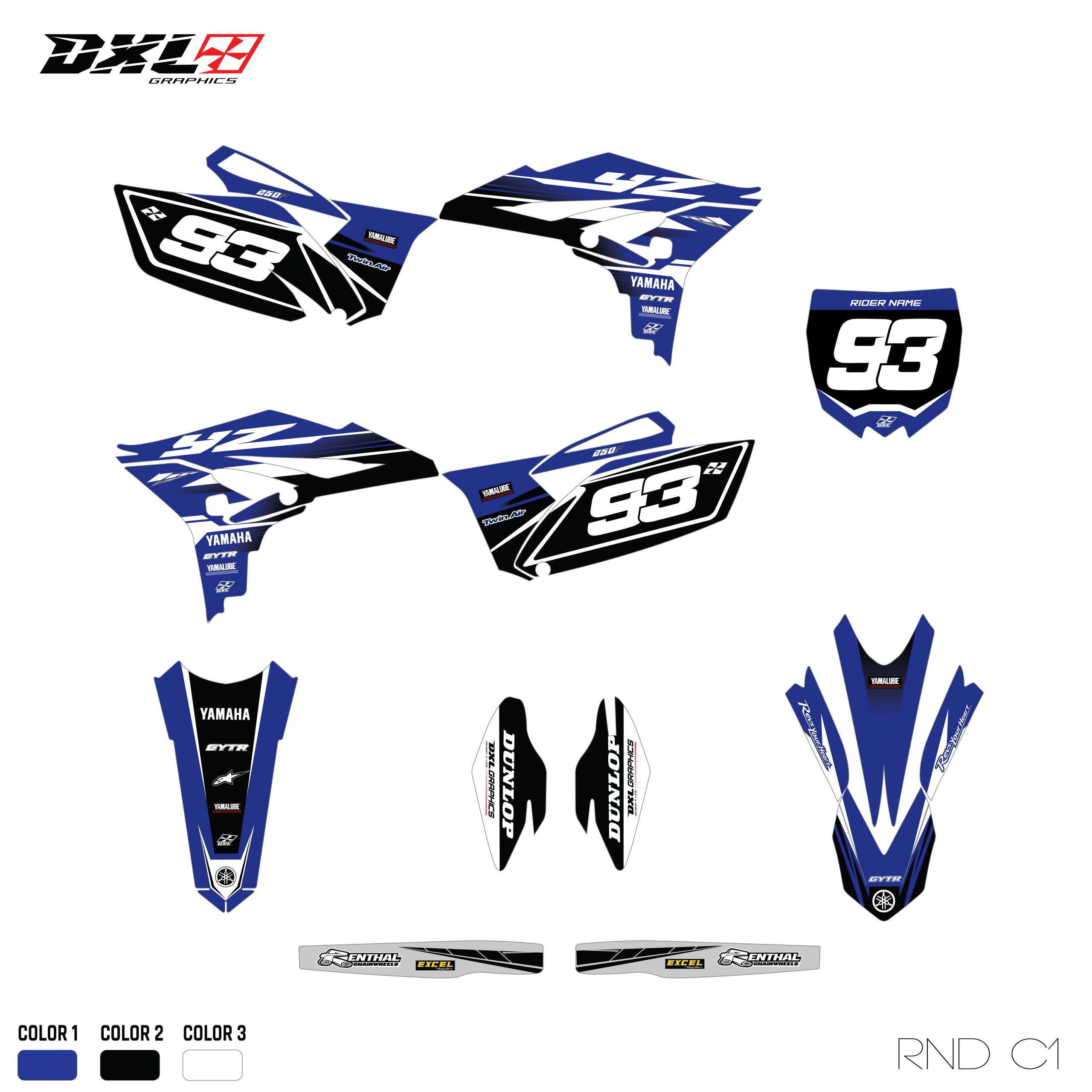 YZF 250-450 FULL GRAPHICS KIT