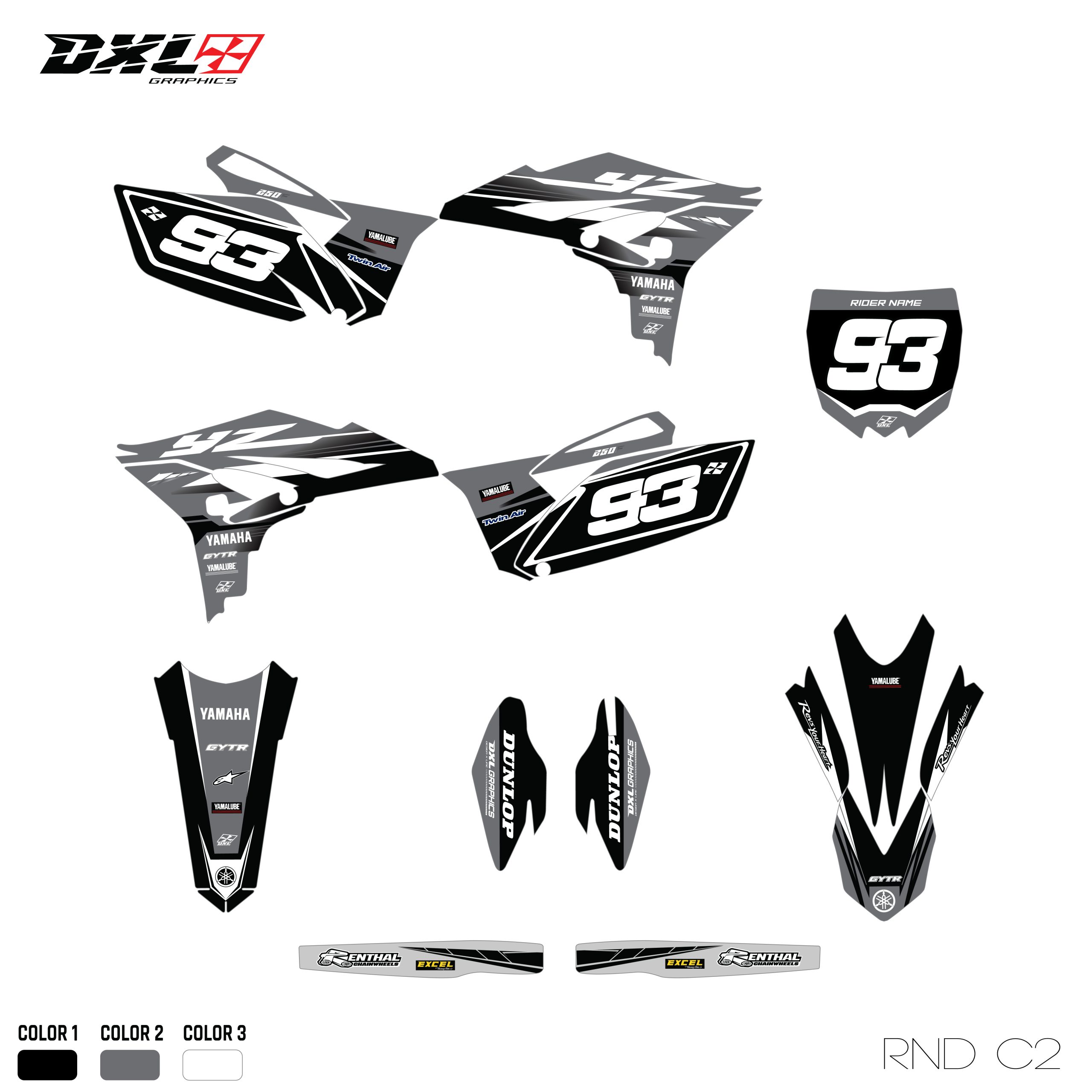 YZF 250-450 FULL GRAPHICS KIT