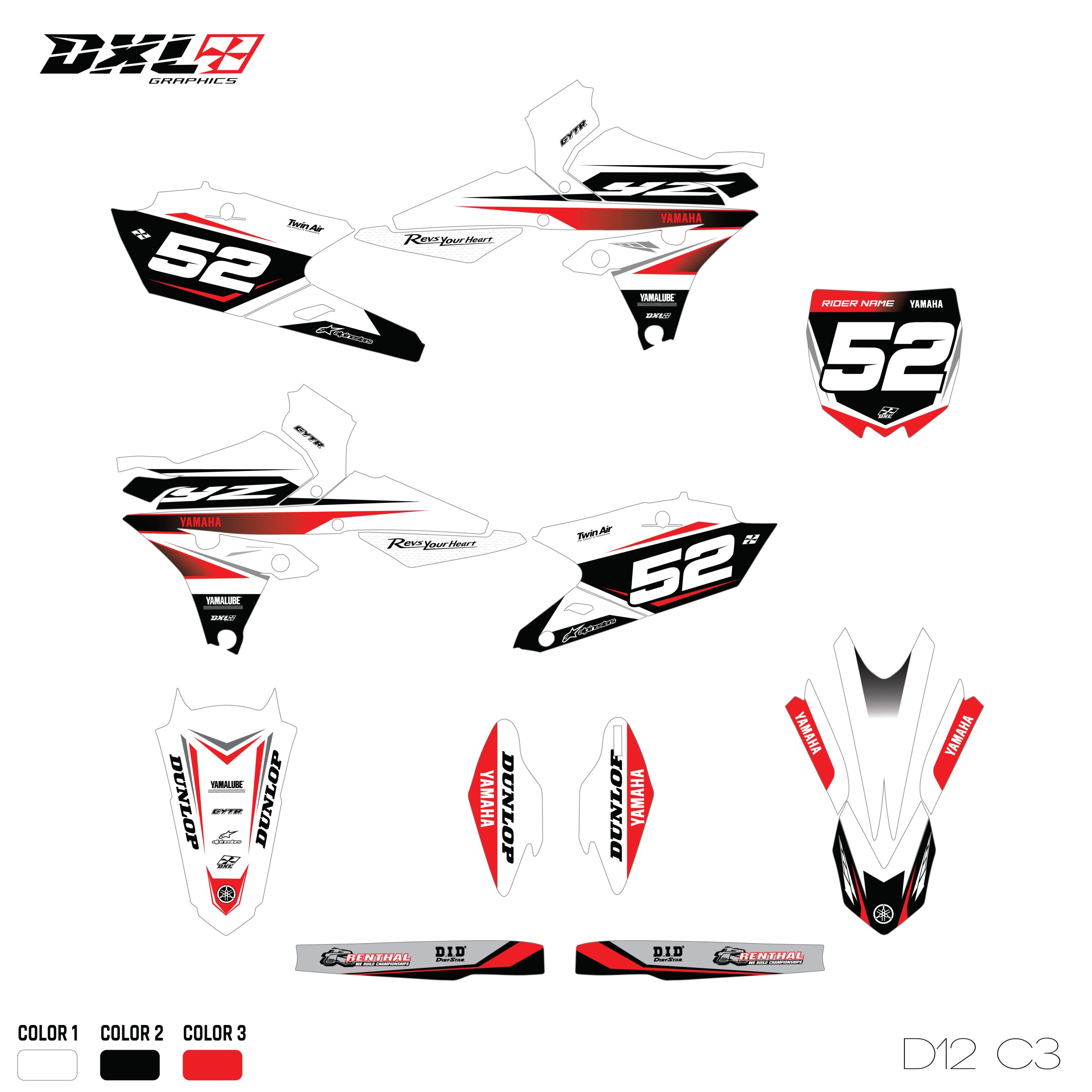 YZF 250-450 FULL GRAPHICS KIT