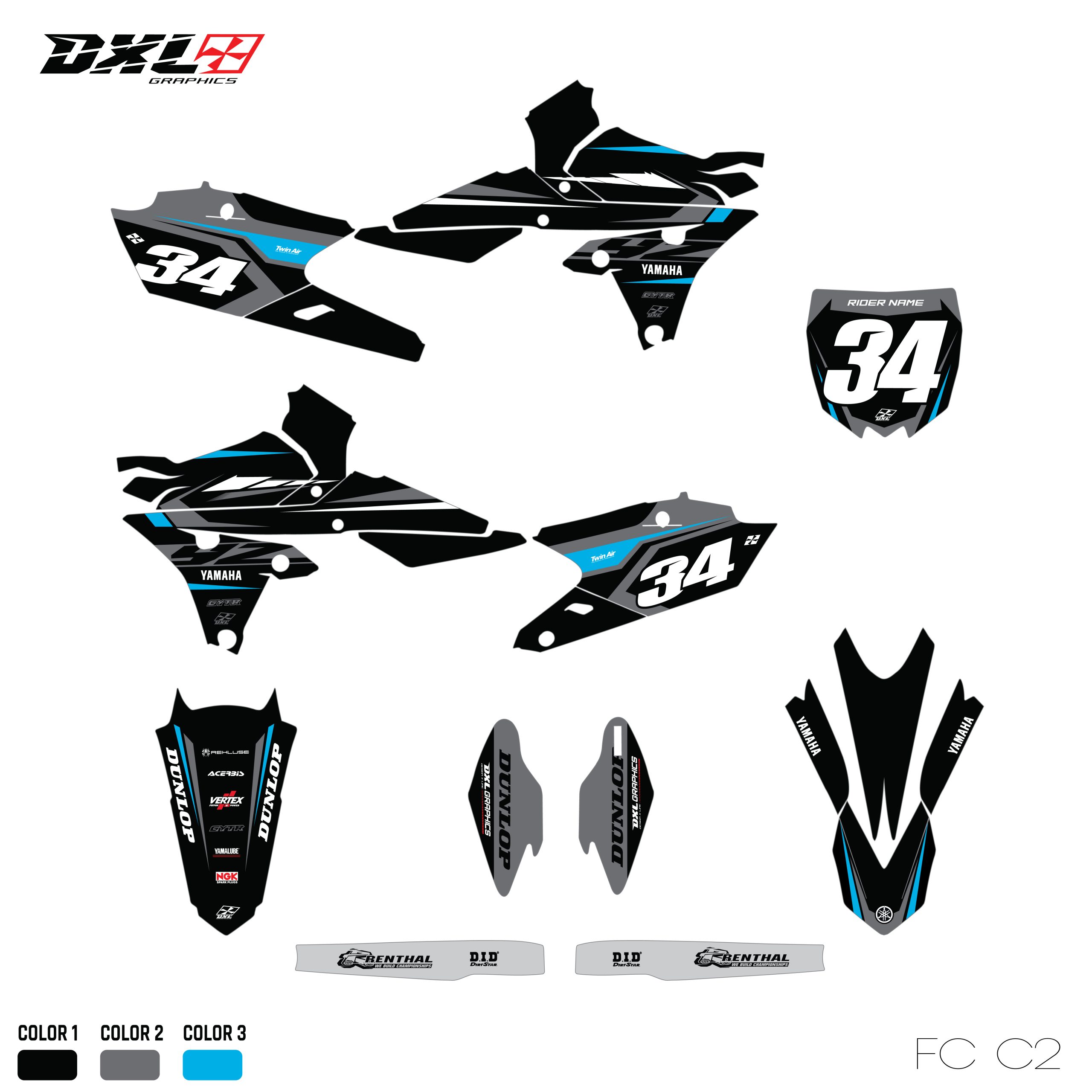 YZF 250-450 FULL GRAPHICS KIT
