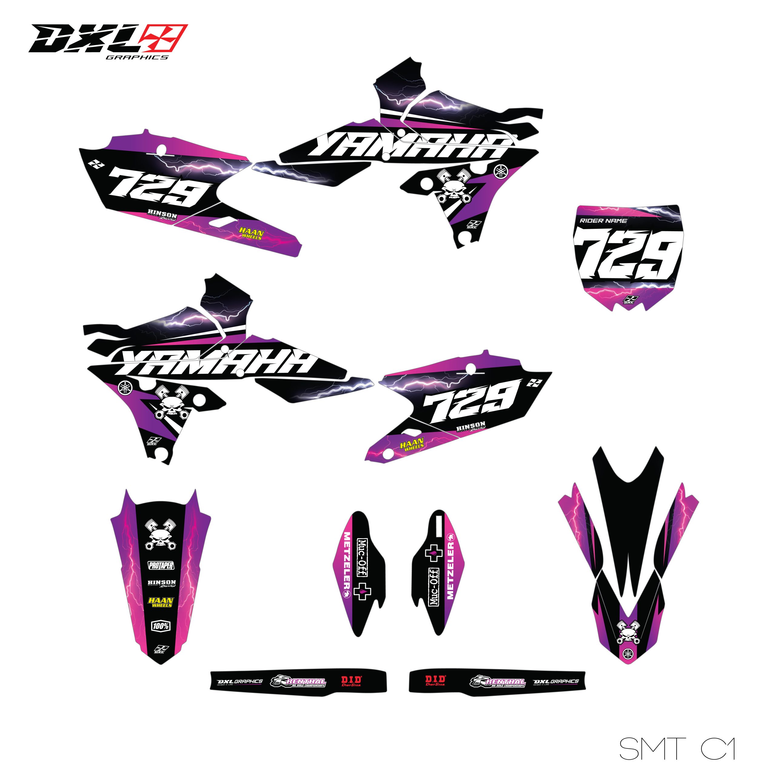 YZF 250-450 FULL GRAPHICS KIT