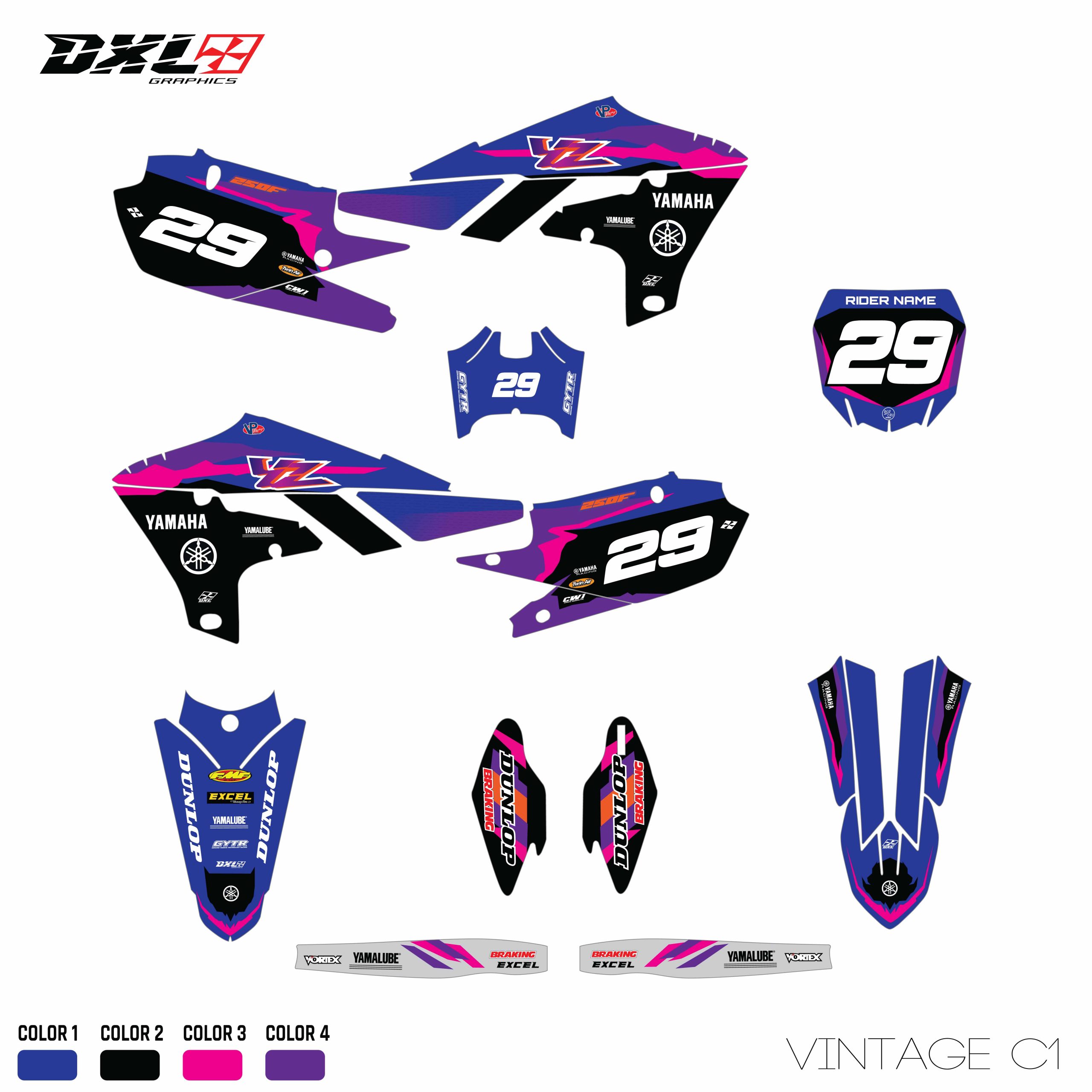 YZF 250-450 FULL GRAPHICS KIT
